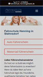 Mobile Screenshot of fahrschule-stahnsdorf.de